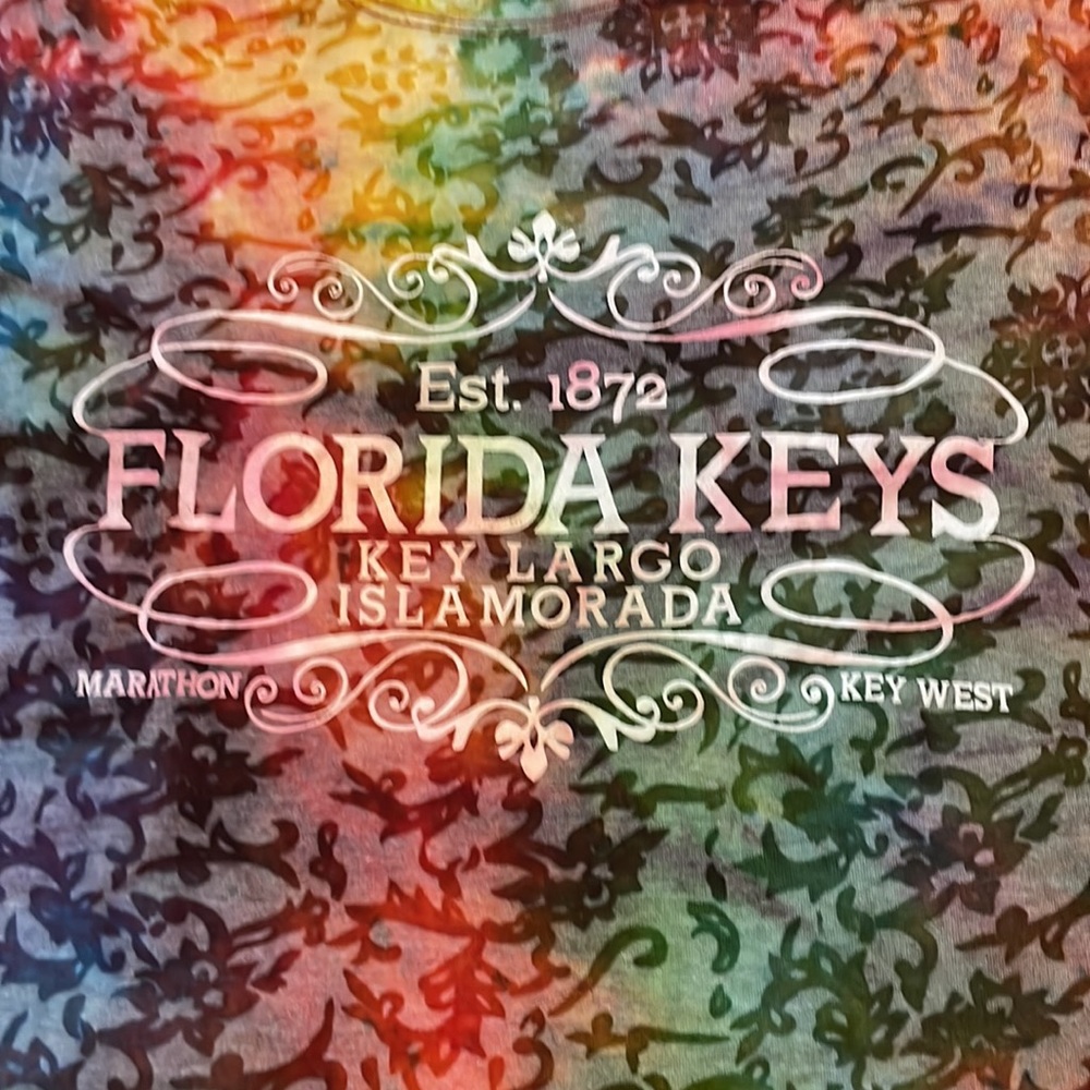 Women’s Florida Keys Burnout T-Shirt, Size XL - Picture 3 of 4